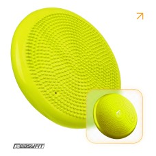Балансировочная подушка массажная EasyFit желтая