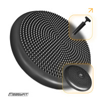 Балансировочная подушка массажная EasyFit Balance Cushion-A черная + насос