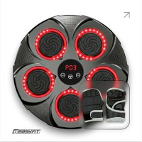 Боксерский тренажер EasyFit настенный музыкальный с подсветкой