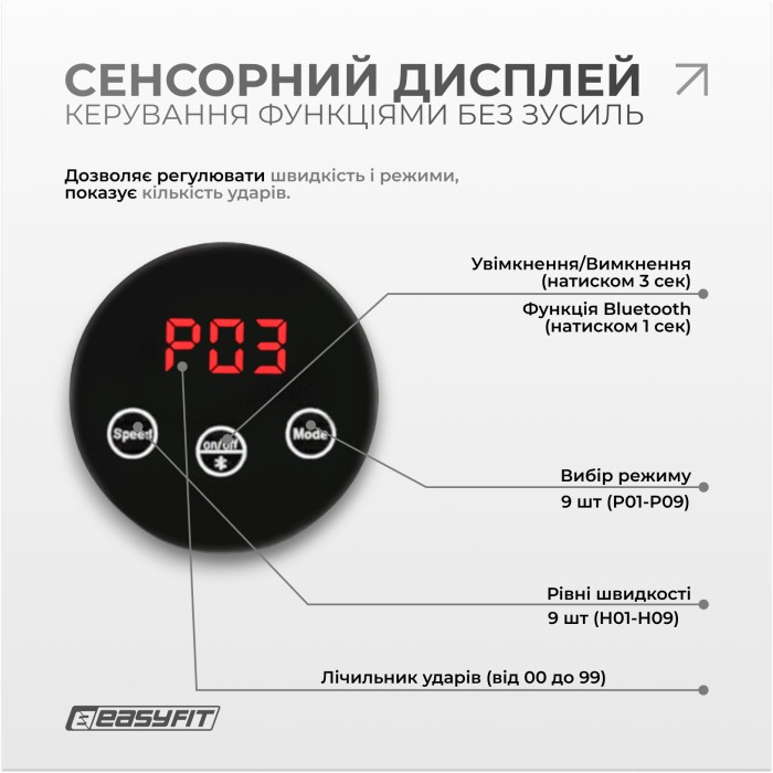 Боксерский тренажер EasyFit настенный музыкальный с подсветкой