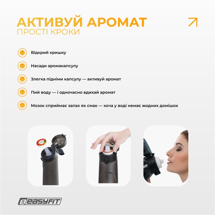 Капсула “Персик” для бутылки EasyFit Air Up