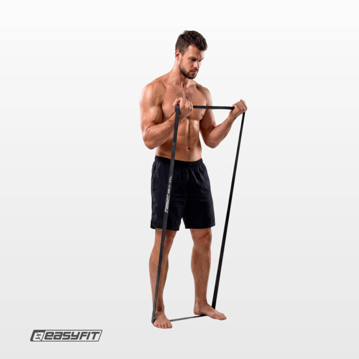 Гумова петля EasyFit 6-31 кг Чорна