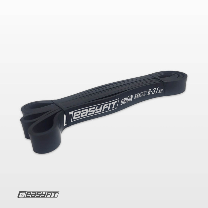 Гумова петля EasyFit 6-31 кг Чорна
