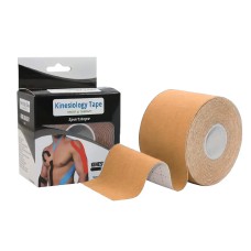Кинезиологический тейп EasyFit Kinesio бежевый