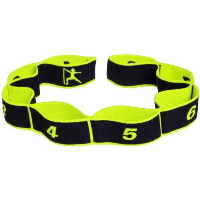 Эспандер ленточный EasyFit с петлями для тренировок желтый (EASY)