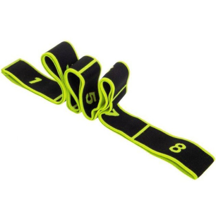 Эспандер ленточный EasyFit с петлями для тренировок желтый (EASY)