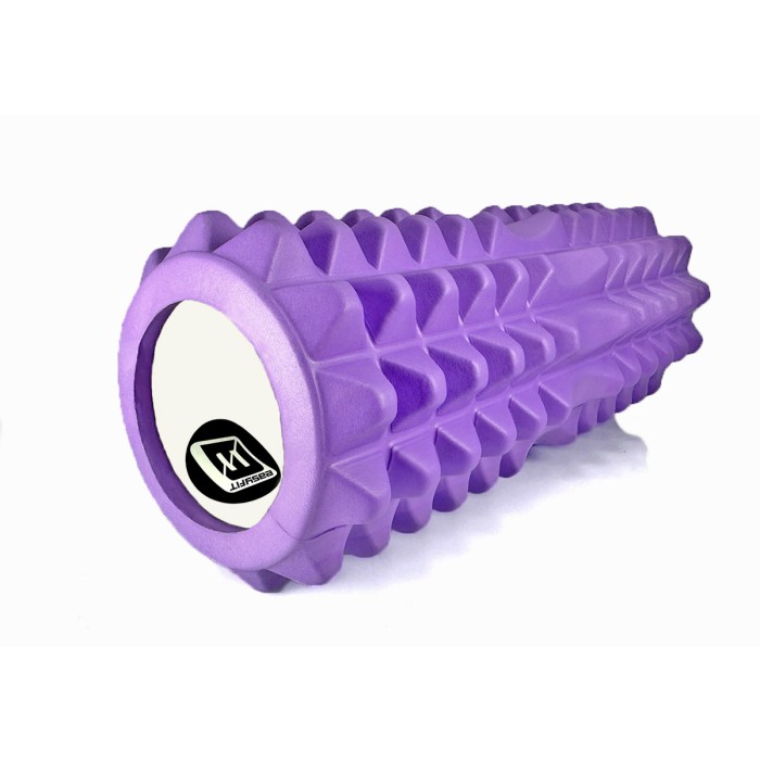 Массажный ролик EasyFit Grid Roller 33 см v.1.2 Фиолетовый