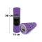 Массажный роллер EasyFit Grid Roller Mini 30 см фиолетовый