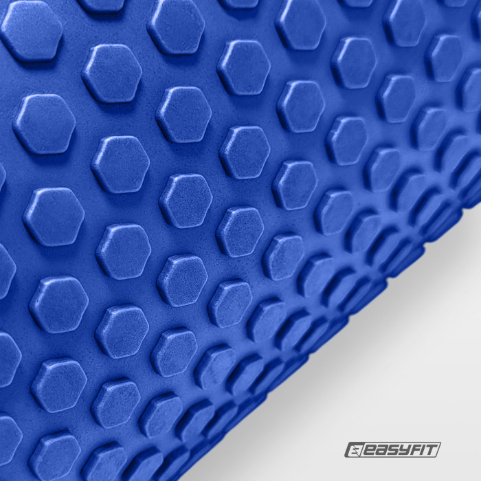 Масажний ролик EasyFit Foam Roller 30 см Синій