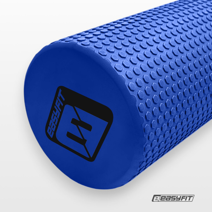 Масажний ролик EasyFit Foam Roller 30 см Синій