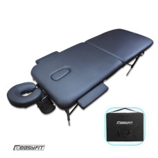 Масажний стіл EasyFit ZenRest-2 кушетка складна Чорна з чохлом