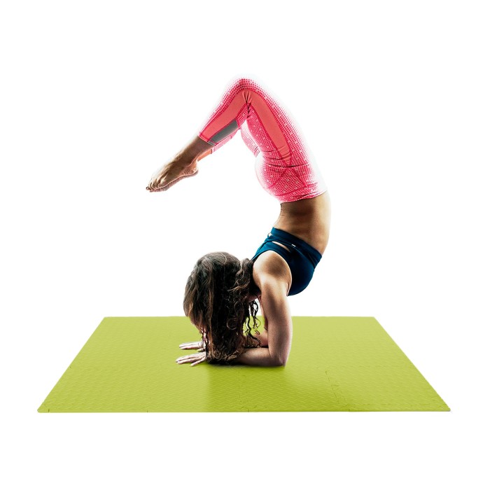 Татами мат EasyFit SwallowTail 4 шт (60х60х1 см) пазл ласточкин хвост желтый