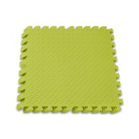 Татами мат EasyFit SwallowTail 4 шт (60х60х1 см) пазл ласточкин хвост желтый