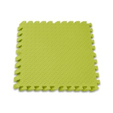 Татами мат EasyFit SwallowTail 4 шт (60х60х1 см) пазл ласточкин хвост желтый