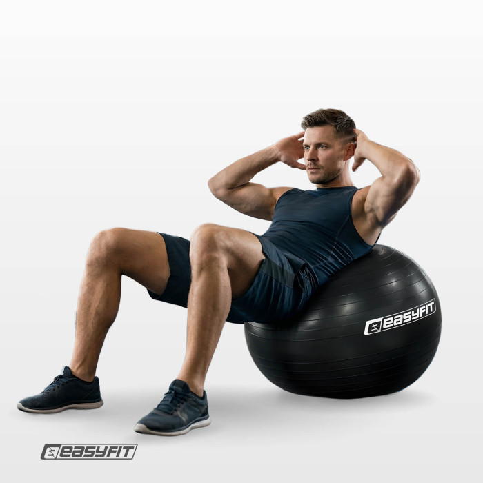 Мяч для фитнеса EasyFit BalanceBall 65 см черный