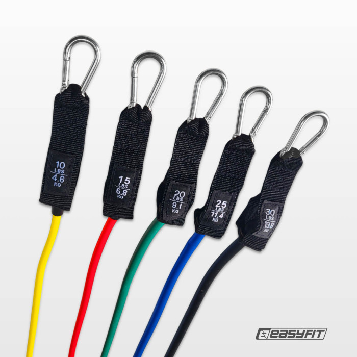 Набір еспандерів Бубновського EasyFit з 5 шт EasyFit