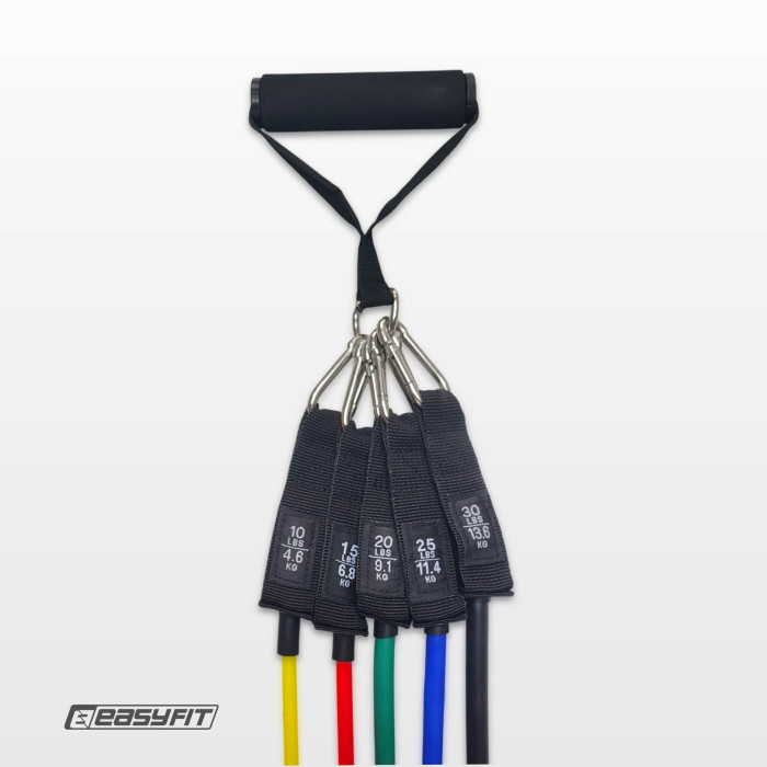 Набір еспандерів Бубновського EasyFit з 5 шт EasyFit