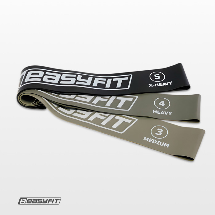 Резинки для фітнесу EasyFit MonoBand набір 3 шт