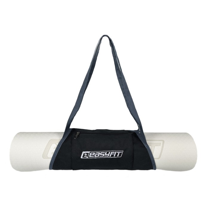 Сумка-переноска EasyFit для йога-коврика Серая