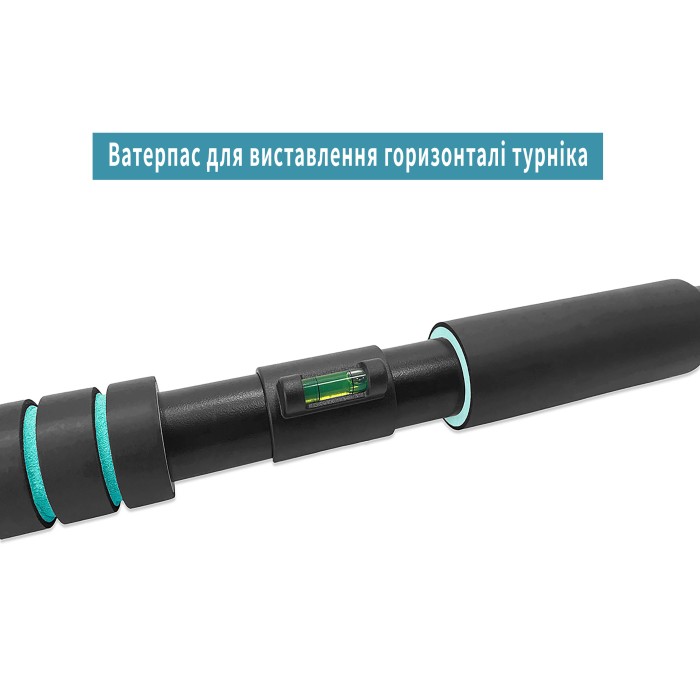 Раздвижной распорный турник EasyFit BlueGymBar 95-120 см