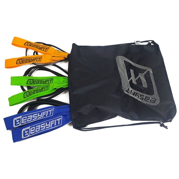 Резиновые петли-эспандер EasyFit 4-60 кг