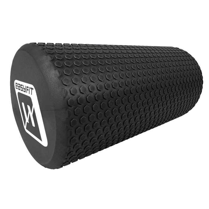 Массажный ролик EasyFit Foam Roller 30 см Черный