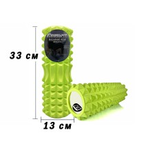 Массажный ролик EasyFit Grid Roller 33 см v.1.2 Салатовый