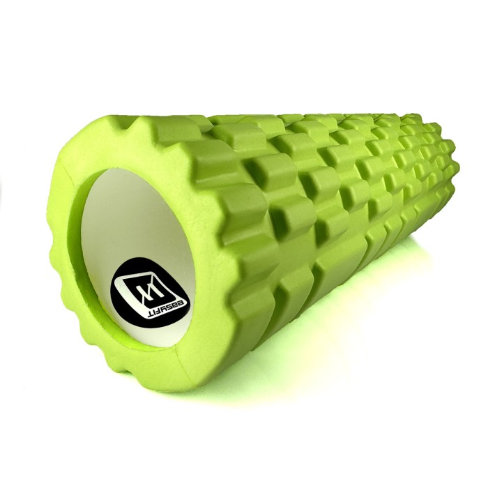Массажный роллер EasyFit Grid Roller Mini 30 см салатовый