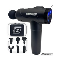 Перкуссионный массажер для спины Easyfit Vibe 6 насадок, 30 режимов