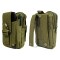 Подсумок-органайзер для телефона, документов и личных вещей олива (тактический утилитарный, на РПС, пояс, жилет, ремень, MOLLE)