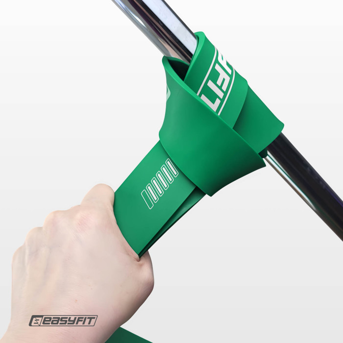 Резиновая петля EasyFit 19-65 кг Зеленая