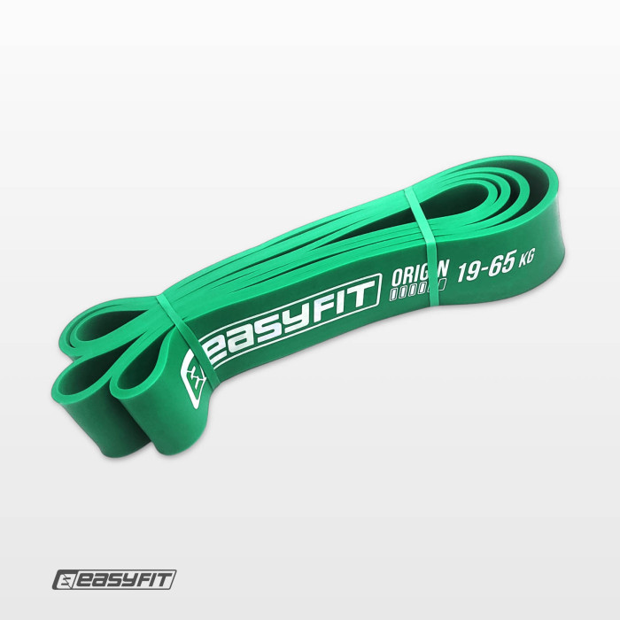 Резиновая петля EasyFit 19-65 кг Зеленая
