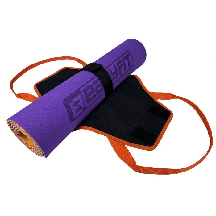 Сумка-переноска EasyFit для йога-коврика Оранжевая