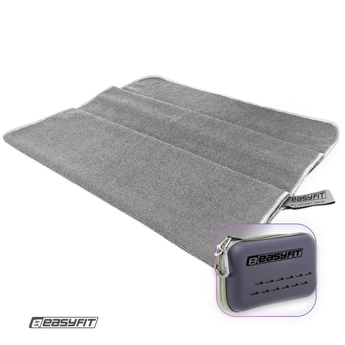 Спортивное полотенце EasyFit RoyalWing 140х60 см из микрофибры + кейс