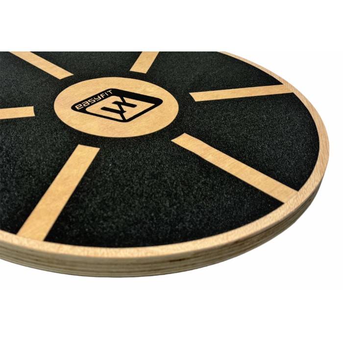 Баланс борд деревянный EasyFit балансировочный диск-тренажер