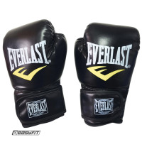 Боксерські рукавички Everlast 16 унцій (16 oz) чорні