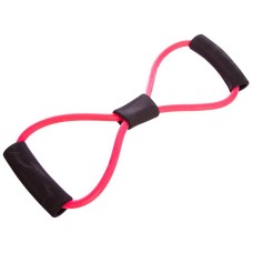 Эспандер EasyFit восьмерка трубчатый розовый