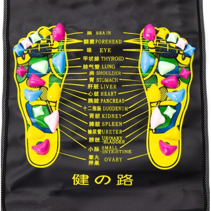 Ортопедический массажный коврик EasyFit 120 см с камешками