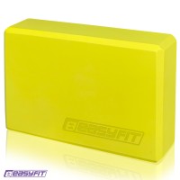 Блок для йоги EasyFit EVA Желтый