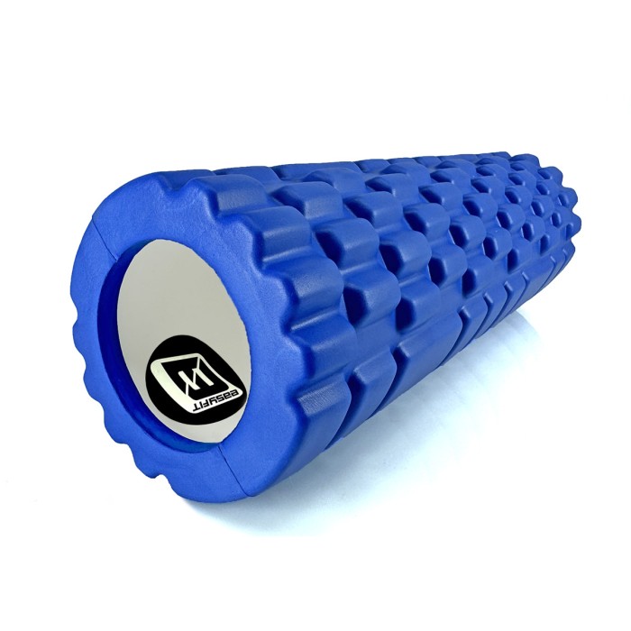 Массажный роллер EasyFit Grid Roller Mini 30 см синий