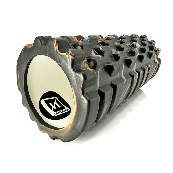 Массажный ролик EasyFit Grid Roller 33 см v.1.1 Multi Черный