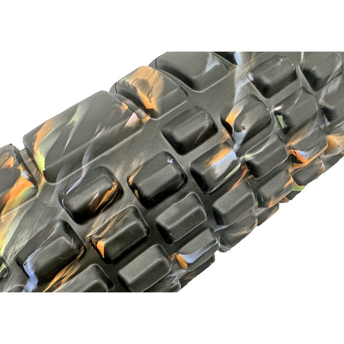 Массажный ролик EasyFit Grid Roller 33 см v.1.1 Multi Черный