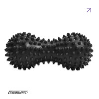 Массажный мячик EasyFit Goober с шипами черный
