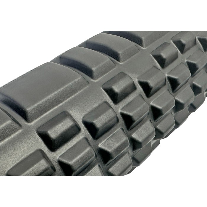 Массажный ролик EasyFit Grid Roller 45 см v.2.1 Черный