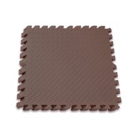 Татами мат EasyFit SwallowTail 4 шт (60х60х1 см) пазл ласточкин хвост коричневый