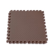 Татами мат EasyFit SwallowTail 4 шт (60х60х1 см) пазл ласточкин хвост коричневый