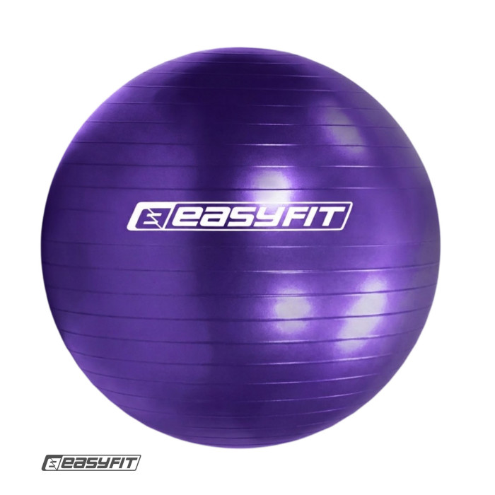 М'яч для фітнеса EasyFit 65 см фіолетовий