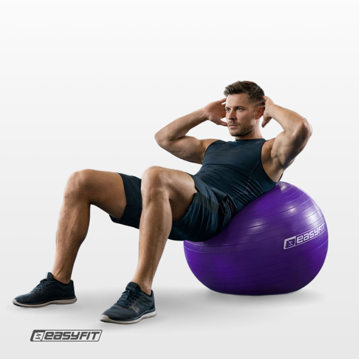 М'яч для фітнеса EasyFit 65 см фіолетовий