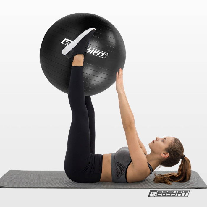 Мяч для фитнеса EasyFit BalanceBall 85 см черный