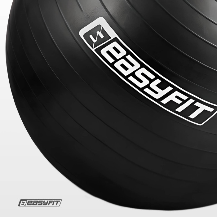Мяч для фитнеса EasyFit BalanceBall 85 см черный